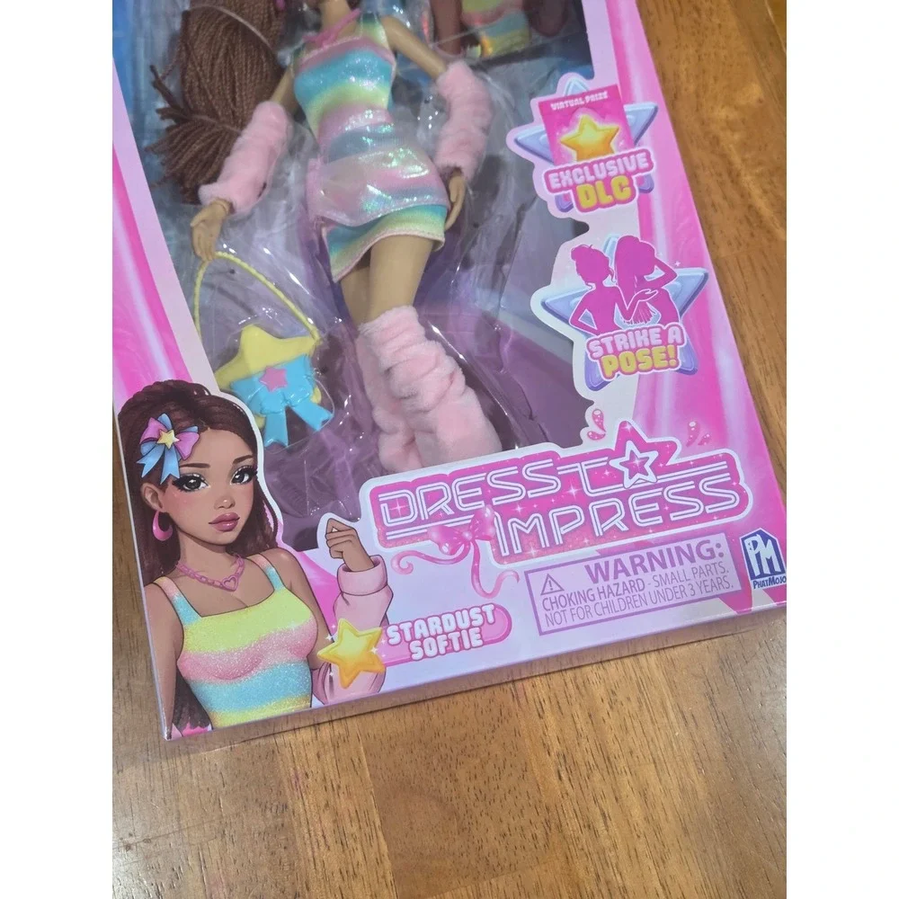 Dress To Impress Stardust Softie Fashion Doll w/ Exclusive Roblox DLC | 6+‎ NEW